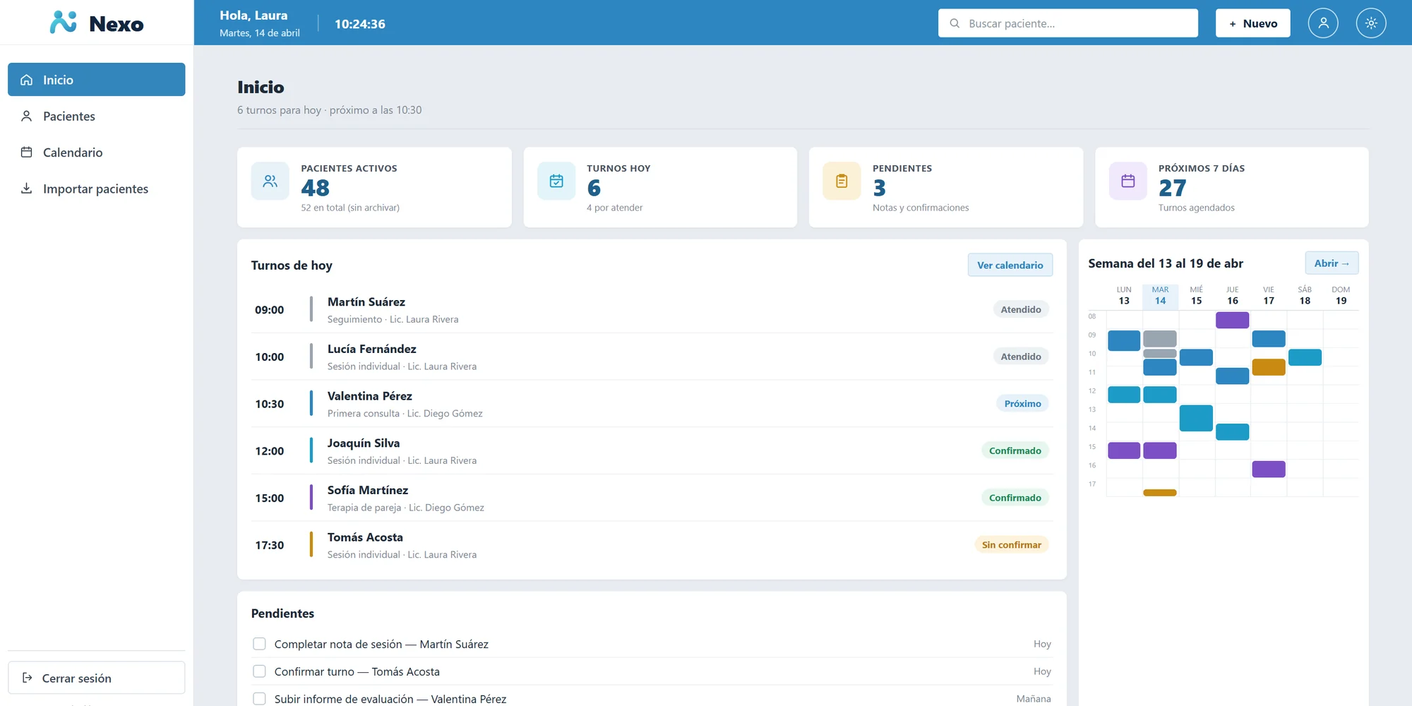Nexo: saas desarrollado por Tu Solución